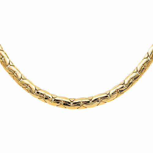 Collier Collier maille haricot en or jaune 58 Facettes 5284141CN