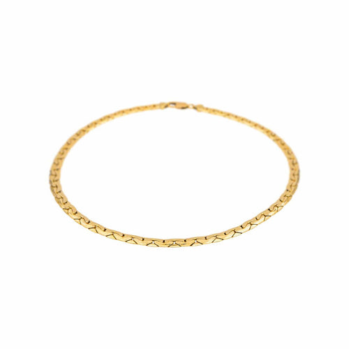 Collier Collier maille haricot en or jaune 58 Facettes 5284141CN