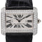 Montre Cartier Tank Divan - Montre en or blanc et diamants 58 Facettes 5707101CN