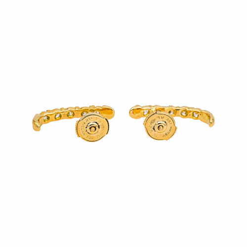 Boucles d'oreilles Boucles d'oreilles en or jaune et diamants 58 Facettes 5693564RV