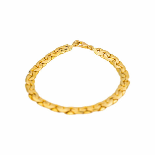 Bracelet Bracelet maille haricot en or jaune 58 Facettes 5763459CN