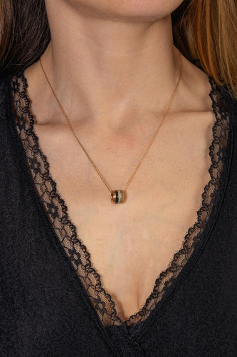 Collier Boucheron Quatre - Collier en ors jaune, blanc et rose et diamants 58 Facettes 5785953RV