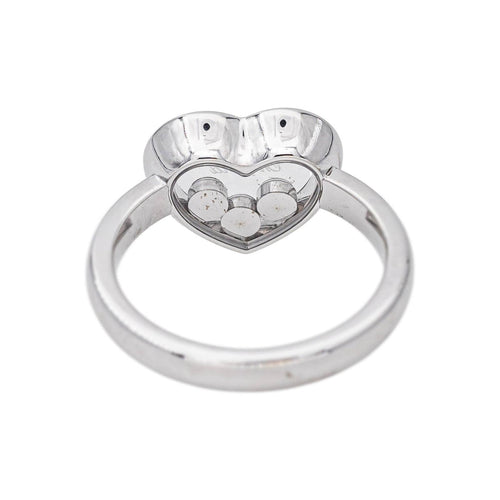 Bague 54 Chopard Happy Diamonds Icons - Bague en or blanc et diamants 58 Facettes 5783957RV