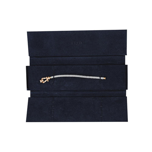 Bracelet Fred Force 10 - Bracelet en or rose et nylon blanc 58 Facettes 5757408RV
