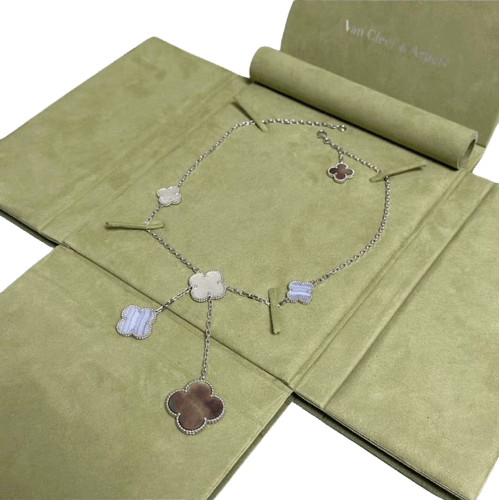 Collier Van Cleef & Arpels Magic Alhambra - Collier en or blanc et pierres 58 Facettes jnci109