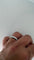 Bague 51 Demi-alliance - Bague en or blanc et diamants 58 Facettes Bague 001