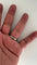 Bague 51 Demi-alliance - Bague en or blanc et diamants 58 Facettes Bague 001