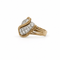 Bague Bague vintage en or jaune, platine et diamants 58 Facettes 1.0001490/1
