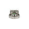 Bague en or blanc, tourmaline et diamants 58 Facettes 260036SP
