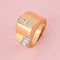 Bague 52 Tank - Bague en or jaune 18K, platine et diamants 58 Facettes 274