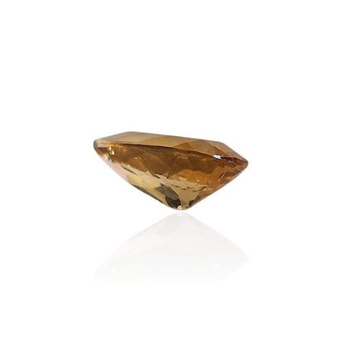 Pendentif Héliodore - Pierre goutte mixte du Brésil 3,53 ct 58 Facettes #26-117-BRBRGT