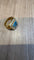 Bague 50 Bague en or jaune avec topazes et diamants 58 Facettes Bague 001