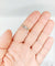 Bague 56.5 Bague solitaire antique en or rose 18k et diamant taille ancienne 58 Facettes A07438