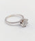 Bague 51 Bague solitaire vintage en or blanc 14k et diamant 58 Facettes A07446
