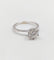 Bague 51 Bague solitaire vintage en or blanc 14k et diamant 58 Facettes A07446