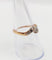 Bague 55 Bague toi et moi en or rose 18k et diamants 58 Facettes A07448