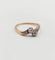 Bague 55 Bague toi et moi en or rose 18k et diamants 58 Facettes A07448