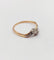 Bague 55 Bague toi et moi en or rose 18k et diamants 58 Facettes A07448