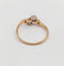 Bague 55 Bague toi et moi en or rose 18k et diamants 58 Facettes A07448