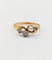 Bague 52 Bague toi et moi en or 18K, diamants taille rose et perle 58 Facettes A07450