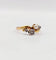 Bague 52 Bague toi et moi en or 18K, diamants taille rose et perle 58 Facettes A07450