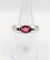 Bague 53 Chaumet Gioa - Bague jonc en or blanc et tourmaline rose 58 Facettes A07453