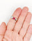 Bague 53 Chaumet Gioa - Bague jonc en or blanc et tourmaline rose 58 Facettes A07453