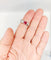 Bague 53 Chaumet Gioa - Bague jonc en or blanc et tourmaline rose 58 Facettes A07453