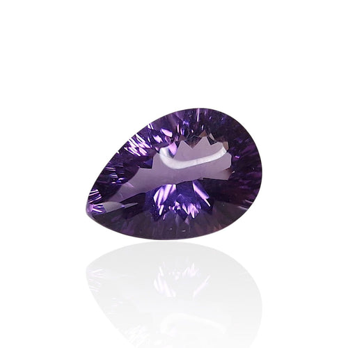 Pendentif Améthyste - Pierre goutte mixte du Nigeria 5,14 ct 58 Facettes #24-275-AMGM