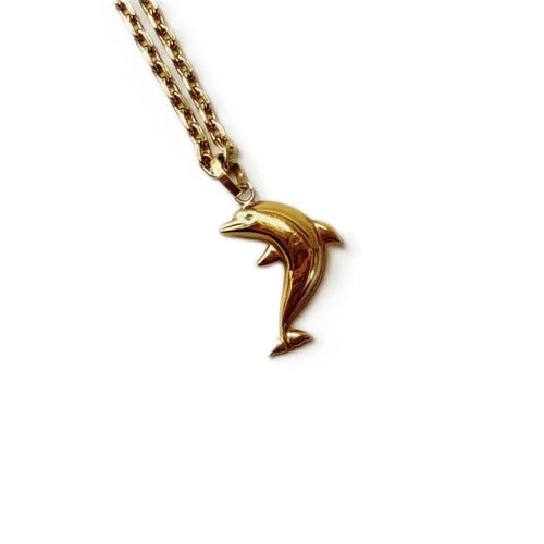 Pendentif Pendentif Dauphin en or 58 Facettes REF24037C-201
