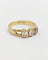 Bague 58 Bague jonc vintage en or 18k et pierres de lune 58 Facettes A07457