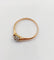 Bague 54 Bague solitaire antique en or rose 18k, platine et diamant 58 Facettes A07458