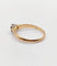 Bague 54 Bague solitaire antique en or rose 18k, platine et diamant 58 Facettes A07458