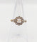 Bague 51 Bague marguerite antique en or 18k, platine, perle et diamants 58 Facettes A07460