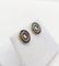 Boutons de col Art déco en or 18K, perle, diamants et saphirs 58 Facettes A07461