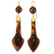 Boucles d'oreilles Boucles d'oreilles anciennes en écaille piquée d'or 14K 58 Facettes 7414
