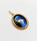 Pendentif Pendentif Art nouveau en or 18k avec plaque émaillée 58 Facettes A07464