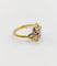 Bague 55.5 Bague toi et moi antique en or 18k et diamants taille rose 58 Facettes A07465