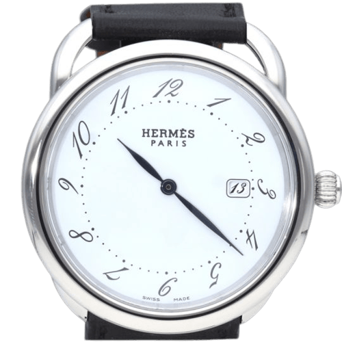 Montre Hermès Arceau - Montre en acier 58 Facettes MT41649