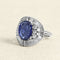 Bague 50 Bague en platine, saphir et diamants 58 Facettes OC-61100180