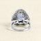 Bague 50 Bague en platine, saphir et diamants 58 Facettes OC-61100180