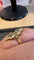 Bague 52 Bague marquise en or jaune, saphirs et diamants 58 Facettes Bague 001
