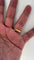 Bague 56 Bague saphir et diamants en or jaune 58 Facettes Bague 001