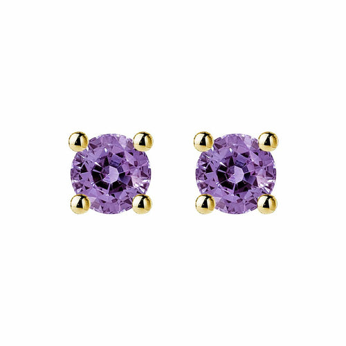 Boucles d'oreilles Single Tulip - Boucles d'oreilles en or 18K et tourmalines violettes 58 Facettes GER1335PU