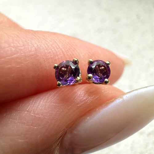 Boucles d'oreilles Single Tulip - Boucles d'oreilles en or 18 carats et tourmalines violettes 58 Facettes GER1335PU