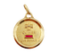 Pendentif Augis - Pendentif médaille d'amour en or 18k, diamant et rubis 58 Facettes A07468