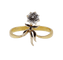 Bague 58 Bague duchesse soviétique en or 18k et diamant 0,40 ct 58 Facettes A07469