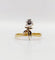 Bague 58 Bague duchesse soviétique en or 18k et diamant 0,40 ct 58 Facettes A07469