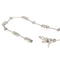 Bracelet Bracelet à segments en or blanc et diamants 58 Facettes G3975