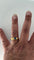 Bague 54 Bague en or jaune avec saphir et diamants 58 Facettes Bague 55367